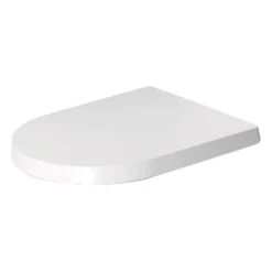 Duravit ME By Stark Compact Soft Close Toilet Seat - White Satin Matt
