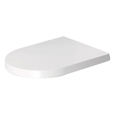 Duravit ME By Stark Compact Soft Close Toilet Seat - White Satin Matt