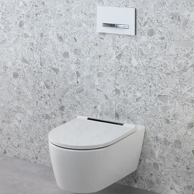 Geberit Sigma 50 White Flush Plate For UP320 Cistern - Image 4