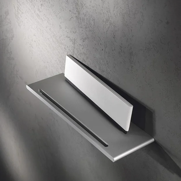 Keuco Edition 400 Shower Shelf With Integrated Squeegee - Chrome - Image 4
