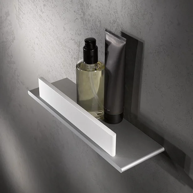 Keuco Edition 400 Shower Shelf With Integrated Squeegee - Chrome - Image 2