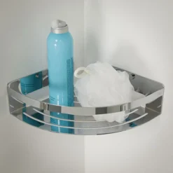 Tiger Caddy Large Corner Shower Basket - Chrome