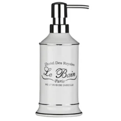 'Le Bain' White Ceramic Lotion Dispenser