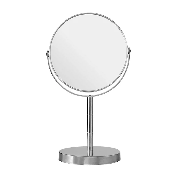 Stainless Steel Swivel Cosmetic Mirror - Image 3