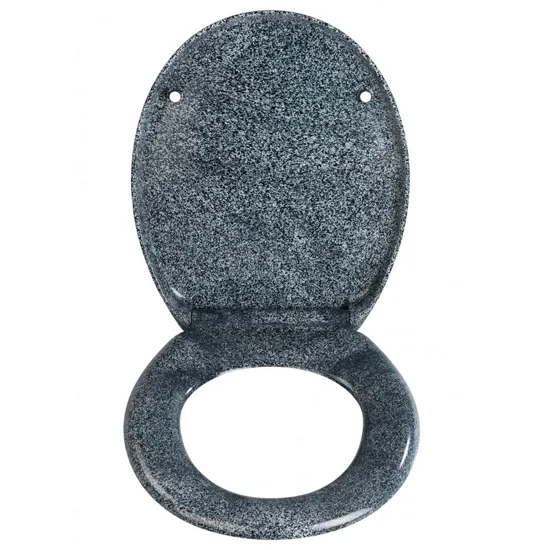 Wenko Ottana Premium Soft Close Toilet Seat - Granite - Image 3