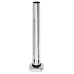 35 X 400mm Bottle Trap Outlet Pipe - Chrome