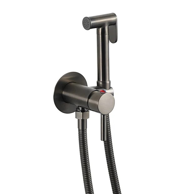 JTP Vos Brushed Black Douche Spray Kit