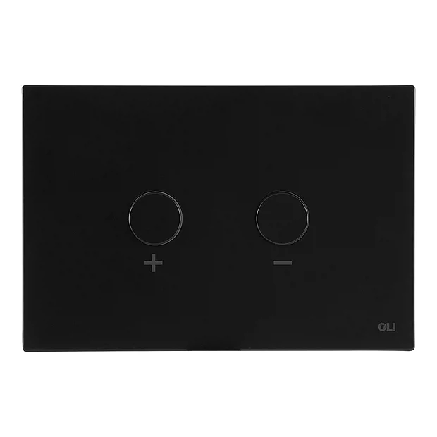 JTP Matt Black Steel Pneumatic Flush Plate - Image 2