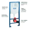 Grohe Rapid SL 1.13m Support Frame For Wall Hung WC