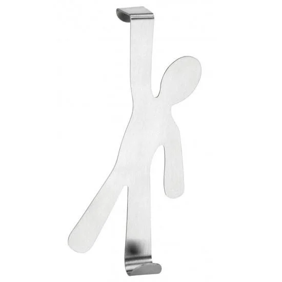 Wenko 'Boy' Stainless Steel Door Hook - Matt - Image 2