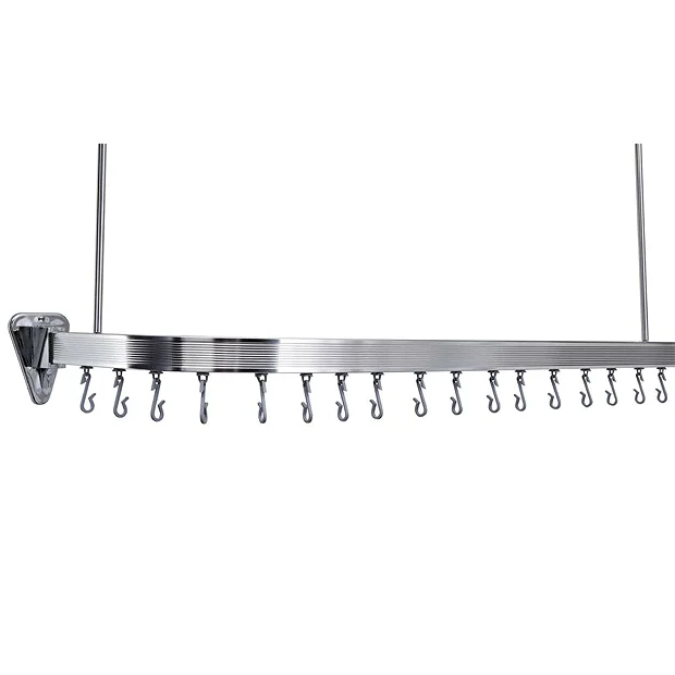 Aqualona Flexi Shower Curtain Track And Hooks - Image 2