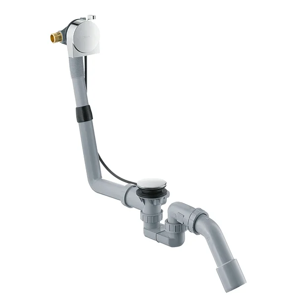 Hansgrohe Exafill S Complete Set Bath Filler With Waste & Overflow Set For Standard Bathtubs