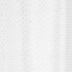 Extra Long Diamond Shower Curtain W1800 X H2200mm - White