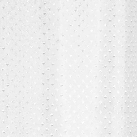 Extra Long Diamond Shower Curtain W1800 X H2200mm - White