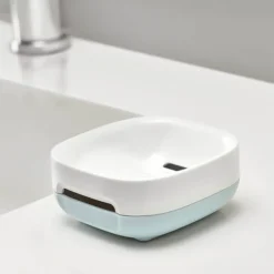 Joseph Joseph Slim Compact Soap Dish - White/Blue