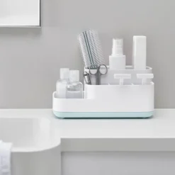 Joseph Joseph Easy-Store Bathroom Caddy - White/Blue