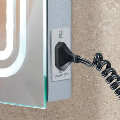 HIB Astral LED Mirror With Charging Socket