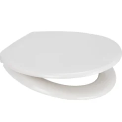 Euroshowers Pearl Anti-Bacterial Toilet Seat With Stainless Steel Hinges