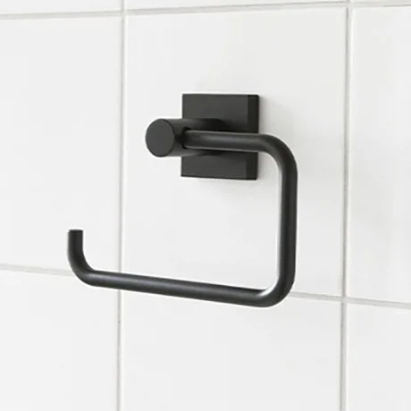 Miller Atlanta Matt Black Toilet Roll Holder