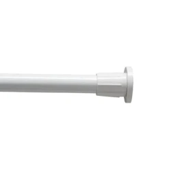 Croydex Telescopic Shower Cubicle Rod - Silver