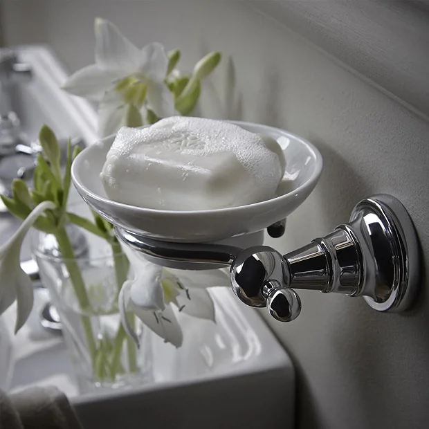 Heritage Holborn Soap Dish & Holder - Chrome