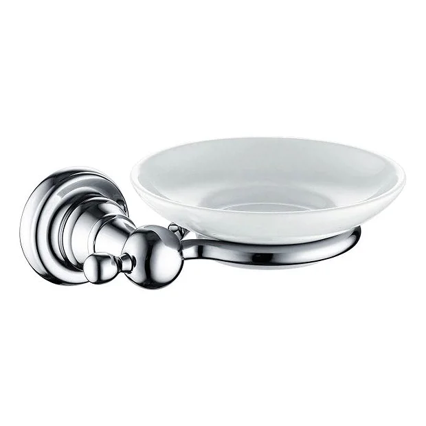 Heritage Holborn Soap Dish & Holder - Chrome - Image 2