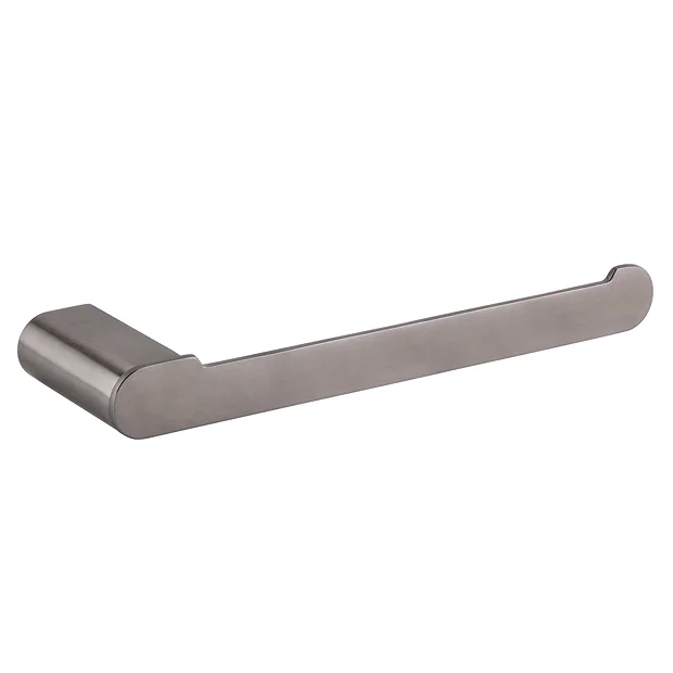 Arezzo Brushed Gunmetal Grey 4-Piece Bathroom Accessory Pack - Image 5