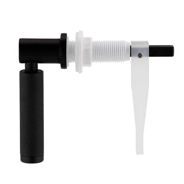 Arezzo Industrial Style Matt Black Cistern Lever - Image 3