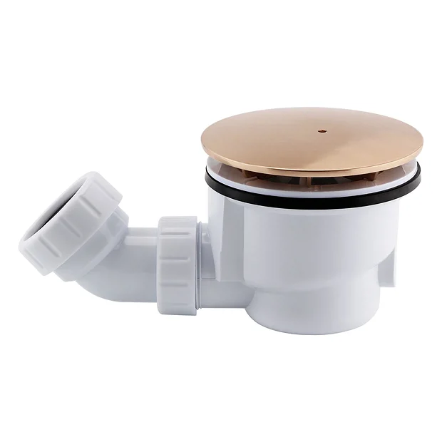 Luxury Brushed Bronze 90mm Fast Flow Shower Tray Waste