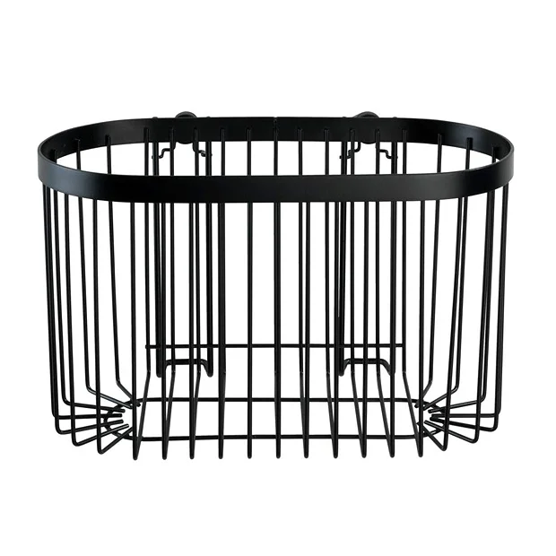 Black Large Wire Shower Basket - Image 3
