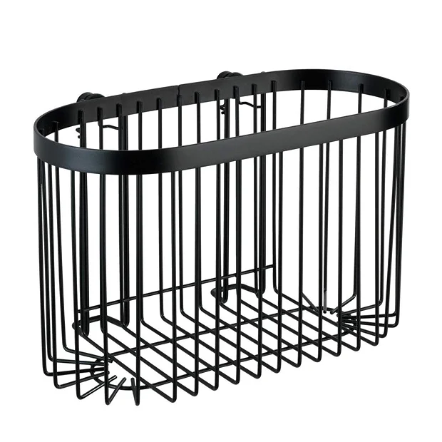 Black Large Wire Shower Basket - Image 2