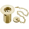 Bristan Traditional Slotted Belfast Sink Waste - Gold Plated