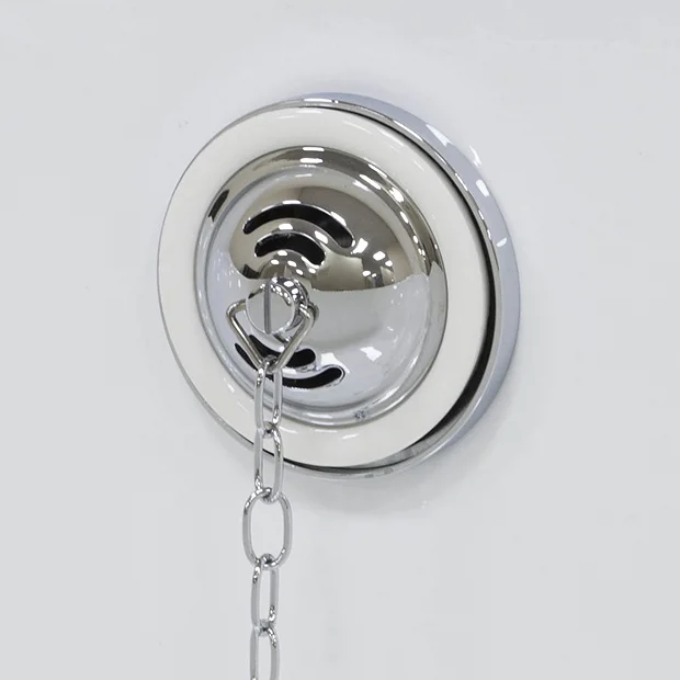 Hurlingham Chrome Exposed Bath Waste Kit Including Shallow P Trap