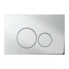 Crosswater Central Chrome Dual Flush Plate