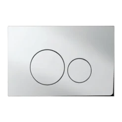 Crosswater Central Chrome Dual Flush Plate
