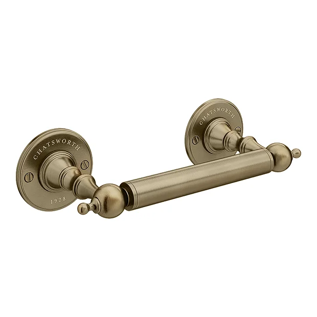 Chatsworth 1928 Antique Brass Bathroom Accessory Pack - Image 6