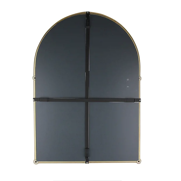 Chatsworth Traditional 673 X 490mm Arched Mirror - Brushed Brass - Image 5