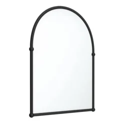 Chatsworth Traditional 673 X 490mm Arched Mirror - Matt Black