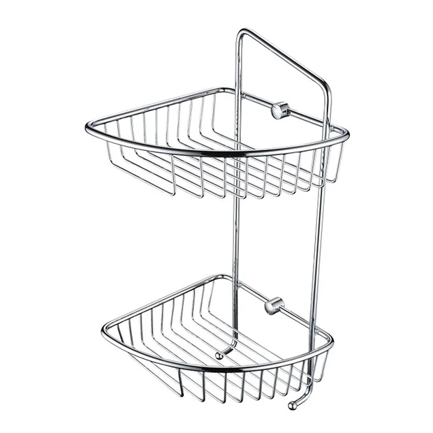 Bristan Two Tier Wall Fixed Wire Basket