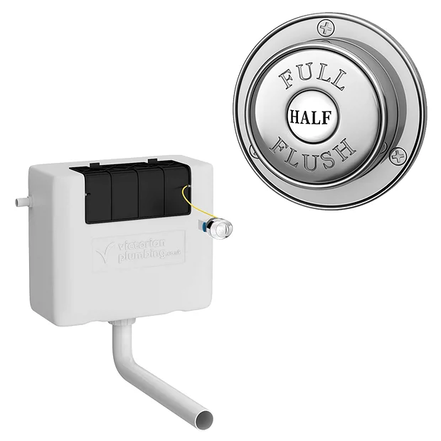 Chatsworth Premium Traditional Dual Flush Concealed Cistern - Image 2