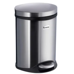 Smedbo Outline Lite 6 Litre Pedal Bin - Brushed Stainless Steel