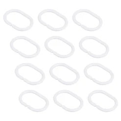 Grey W2400 X H2000mm Extra Wide Polyester Shower Curtain