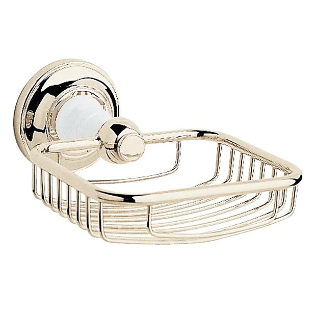 Heritage - Clifton Soap Basket - Vintage Gold