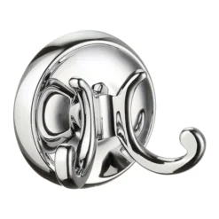 Smedbo Villa Double Towel Hook - Polished Chrome