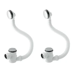 Trojan Twin Clicker Wastes With Integral Shallow Waste Traps