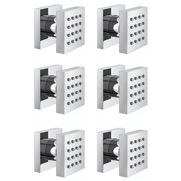 Milan Body Jet - 6 X Slim Square Jets - Image 2