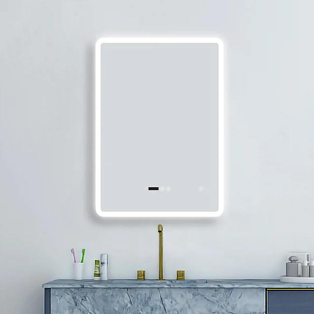 Toreno 700 X 500mm Portrait LED Illuminated Bluetooth Mirror Incl. Touch Sensor - Image 5