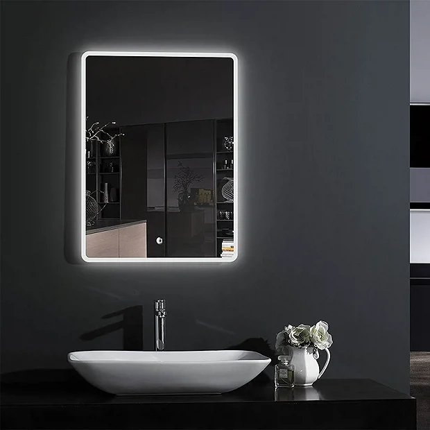 Croydex Chilcombe Hang N Lock Illuminated Mirror With Demister Pad 500 X 700mm - Image 4