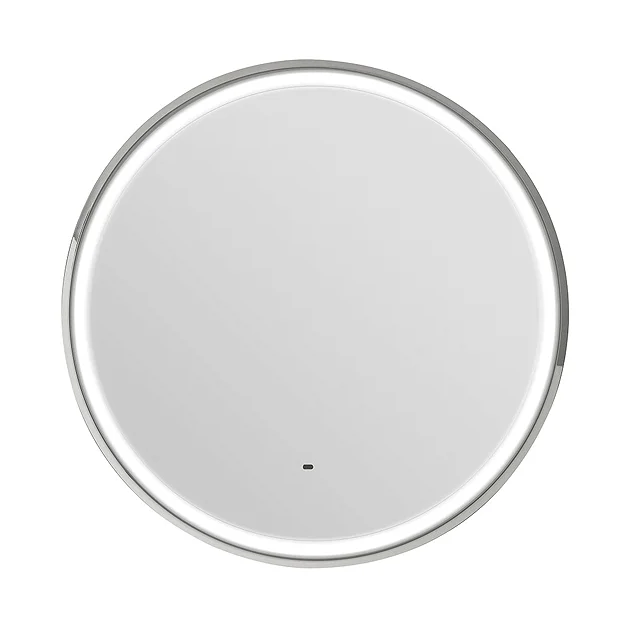 Heritage Newick Chrome 590mm Illuminated Circular Mirror With Demister Pad - Image 2