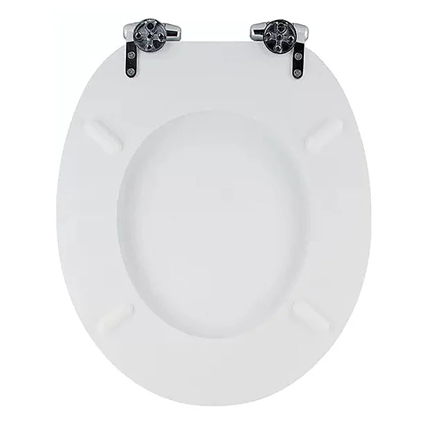 Chatsworth White Soft Close Toilet Seat - Image 4